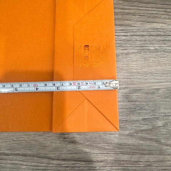 Louis Vuitton Vibrant Orange Bag with Blue Handles - Picture 3 of 3